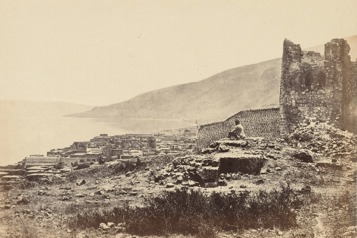 Sicht auf Tiberias 1857